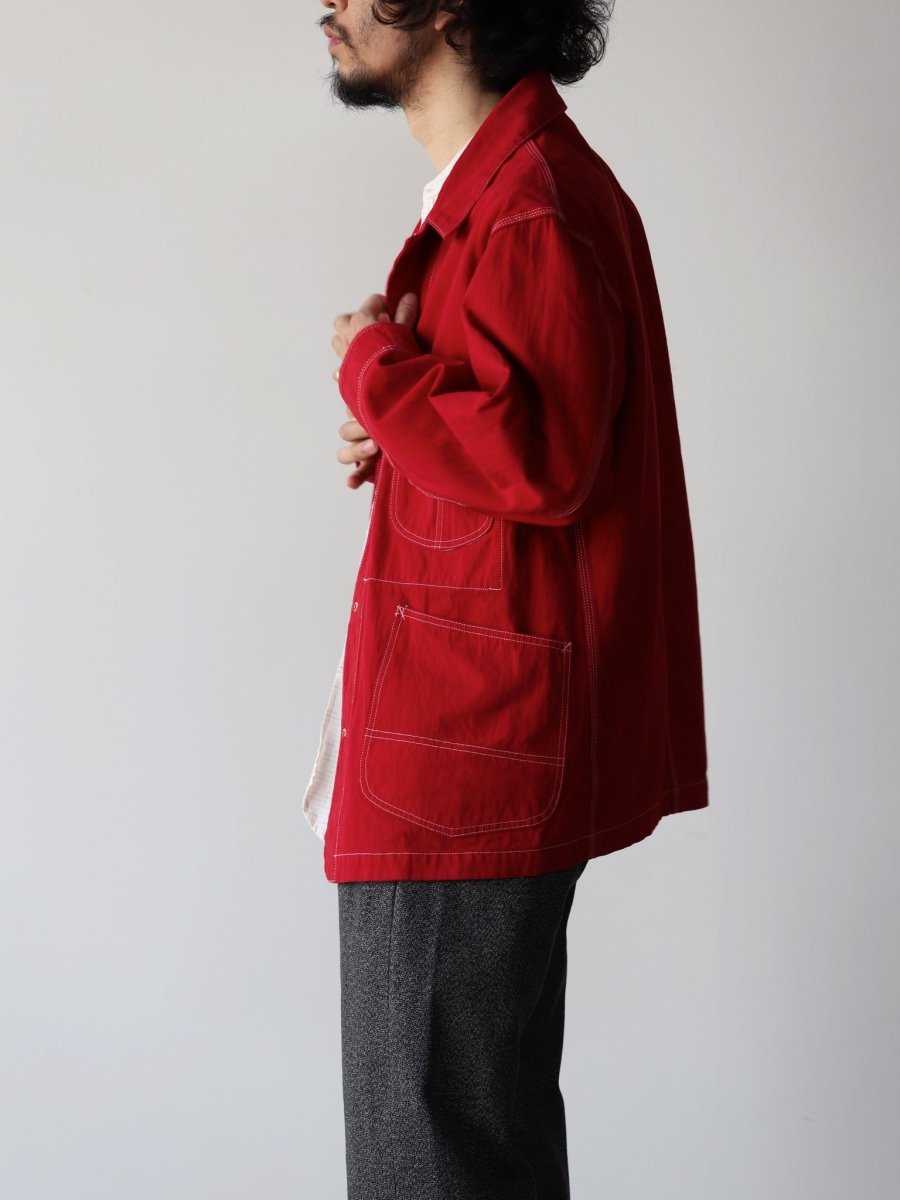 A.PRESSE Coverall Jacket RED | CASANOVA&CO