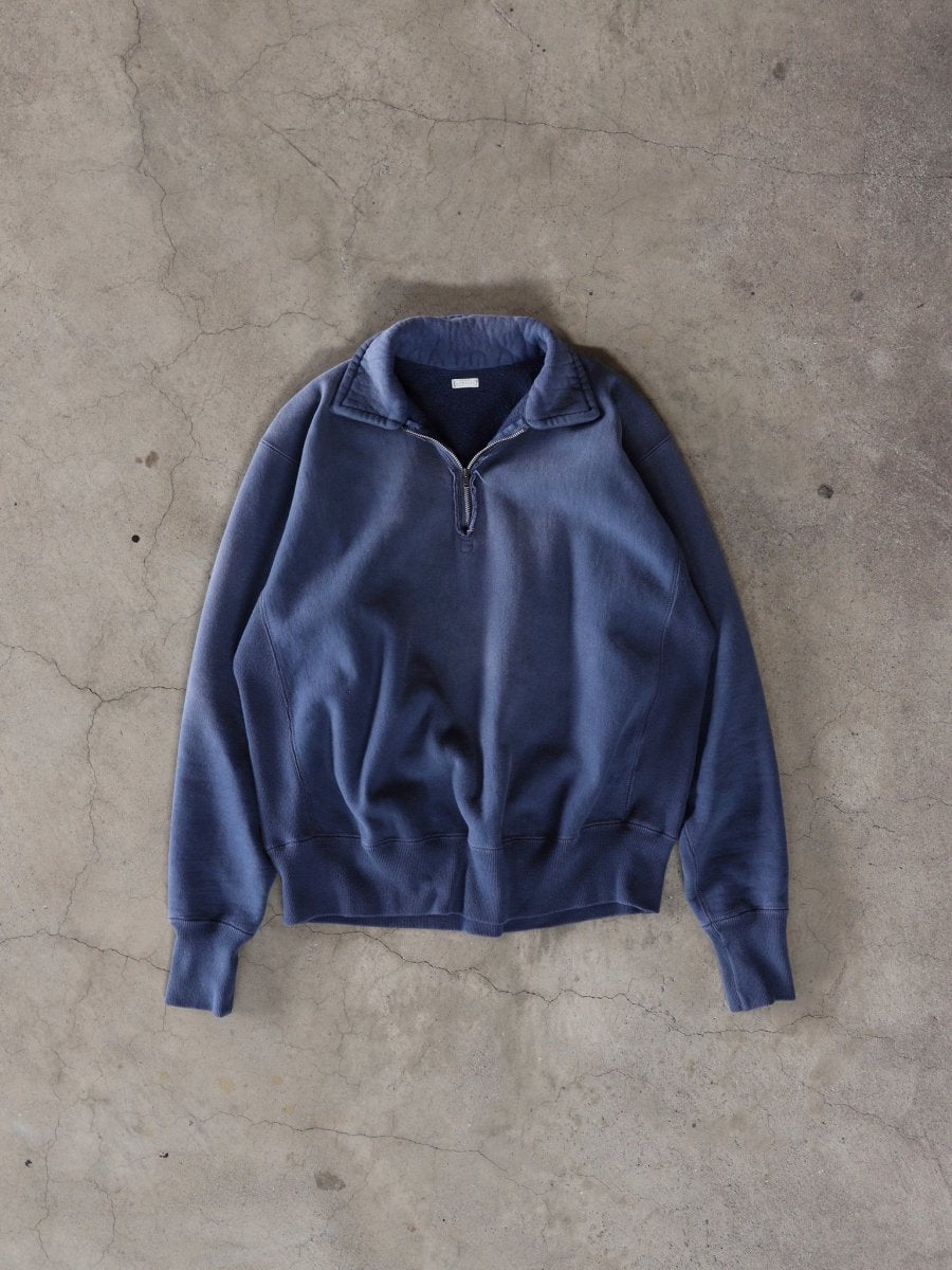a-presse-vintage-half-zip-sweatshirt-navy-1