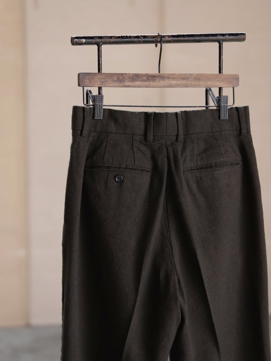 a.presse Wide Tapered Trousers KHAKI 3-