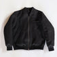 yamauchi-rib-no-collar-zip-jacket-black-1