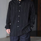 yamauchi-cotton-cupro-random-stripe-shirts-black-stripe-1