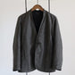 yamauchi-silk-cupro-herringbone-no-collar-jacket-brown-silk-1