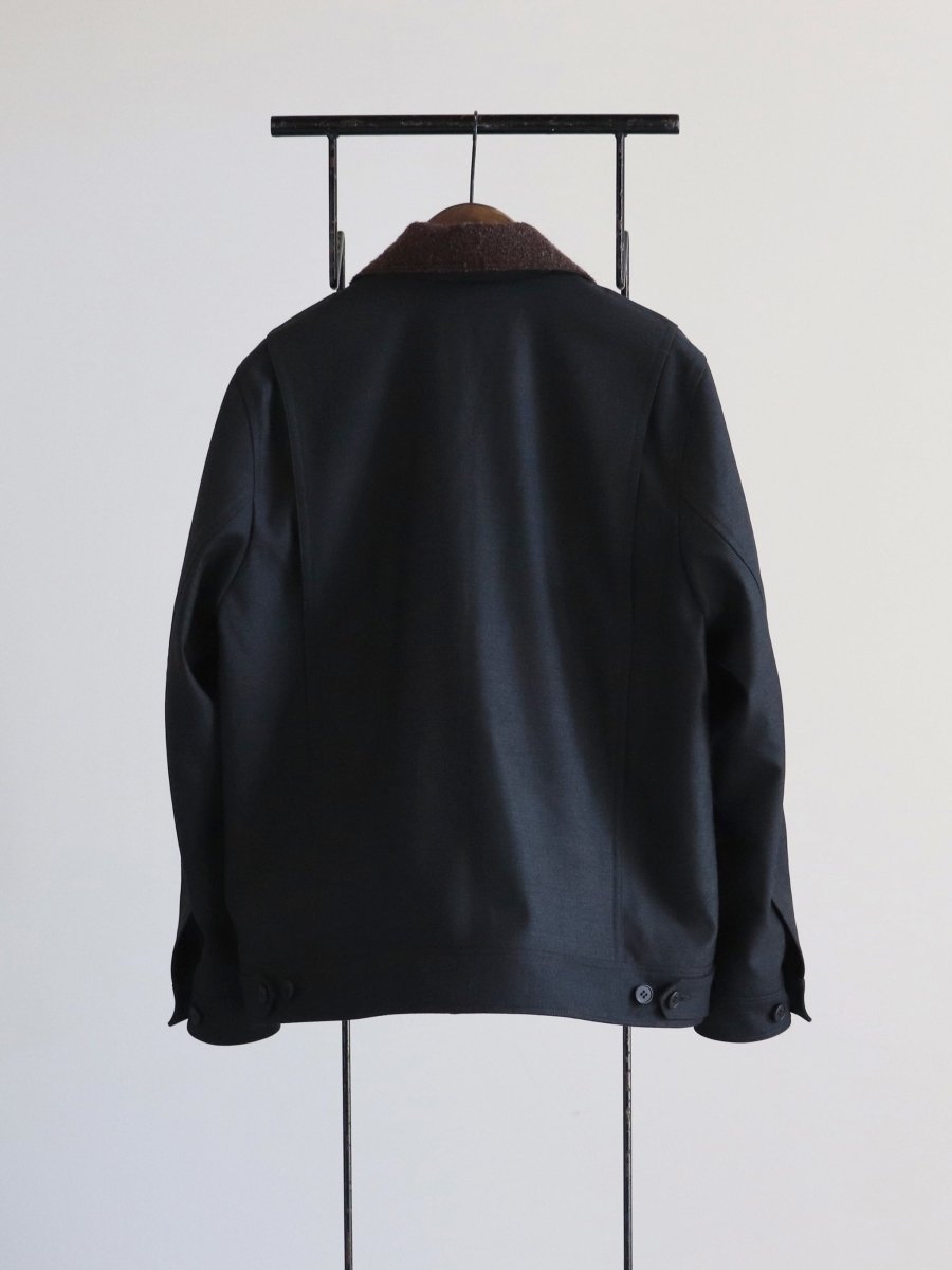 yamauchi-wool-double-cloth-boa-jacket-charcoal-gray-2