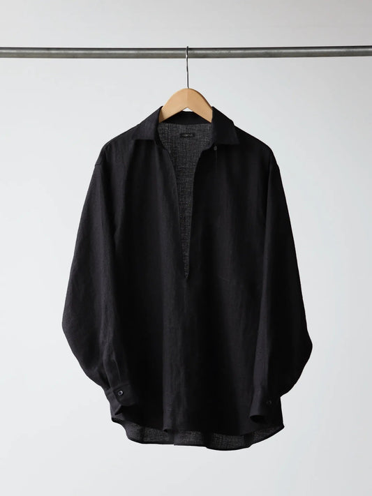 comoli-canapa-pullover-shirt-black-1