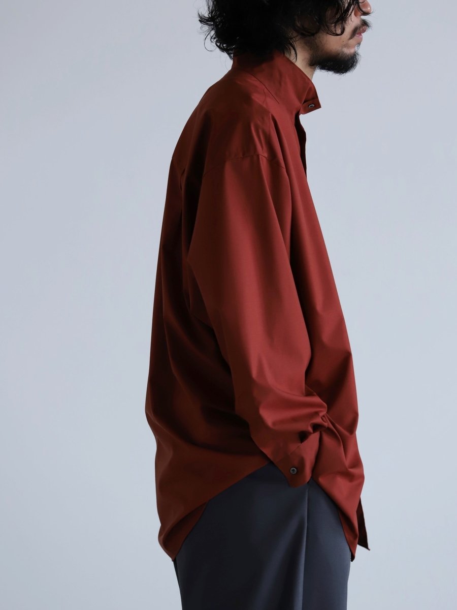 graphpaper-fine-wool-tropical-oversized-stand-collar-shirt-brick-2