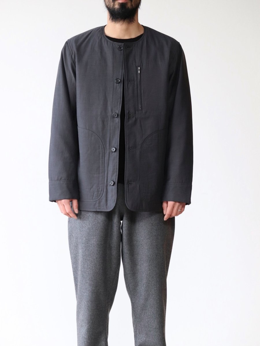 yamauchi-cotton-cupro-no-collar-jacket-gray-1