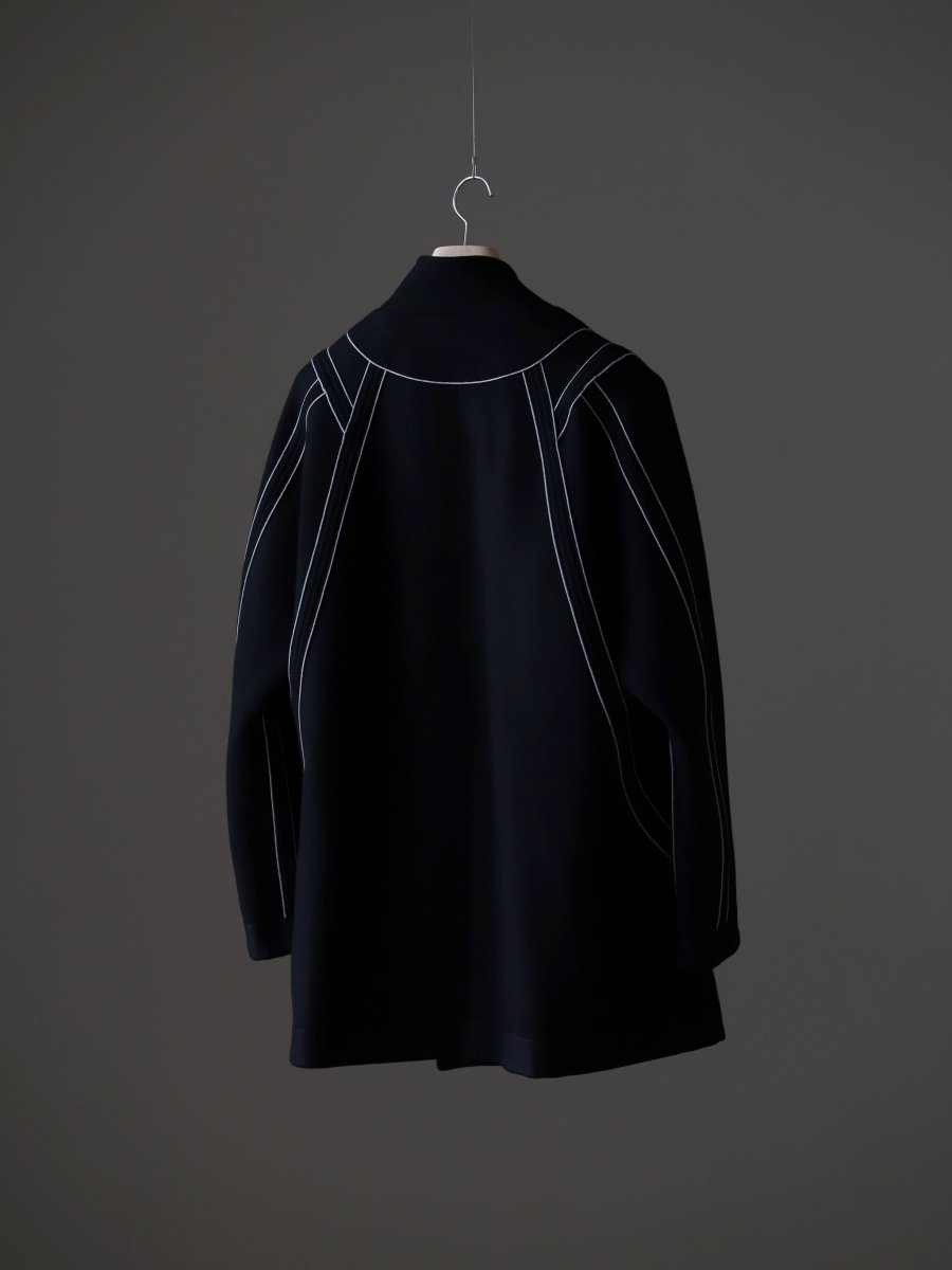 irenisa-reversible-stand-collar-half-coat-black-2