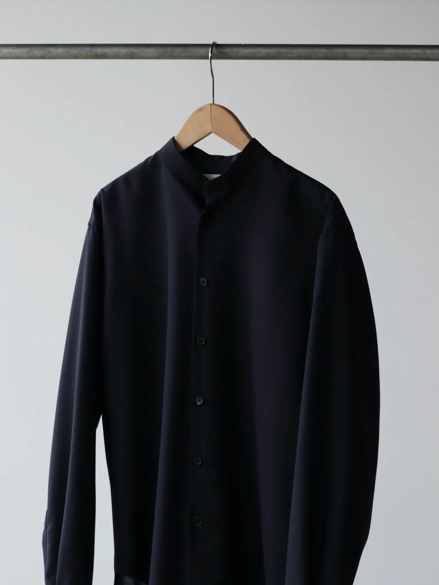 QUARTER BUTTON SHIRT Mens/long Sleeve Shirt/classic Shirt