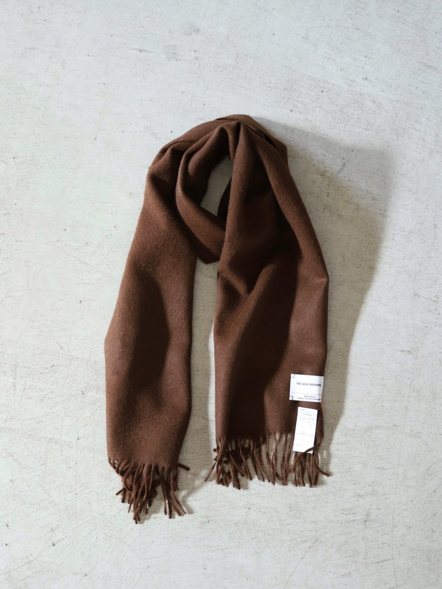 the-inoue-brothers-brushed-scarf-brown-1