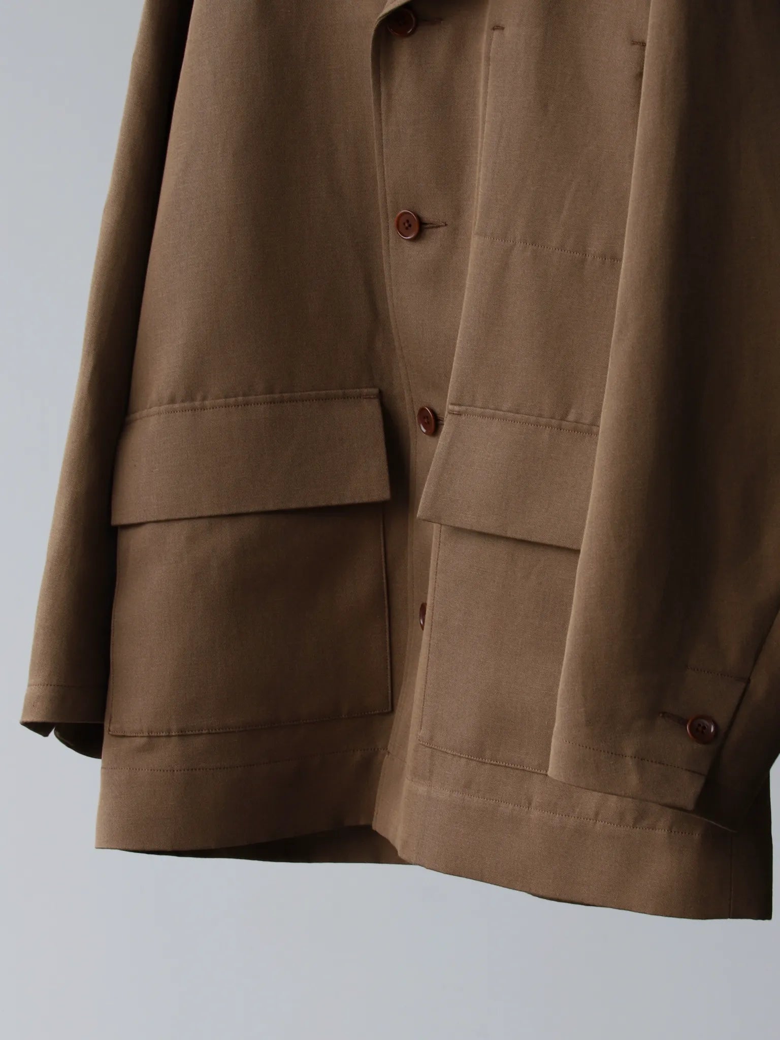 tilt-the-autentics-3-fabric-back-satin-gabardine-open-collar-jacket-dark-ocher-4